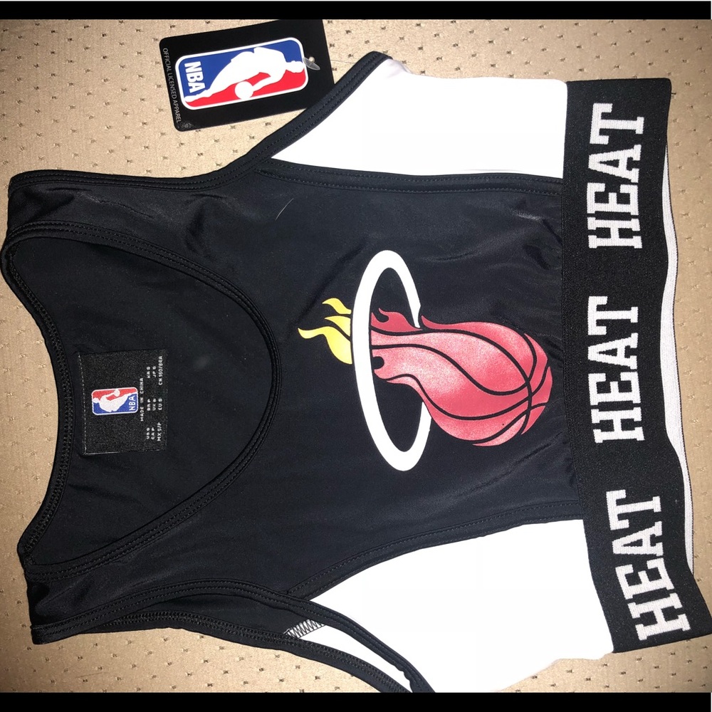 Miami heat sports bra